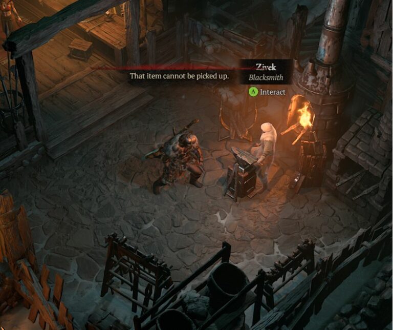 diablo4 blacksmith issue
